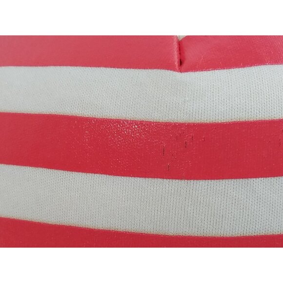 American Flag Trucker Hat Red & White Stripes Blue Star Pattern Patriotic - Picture 2 of 8